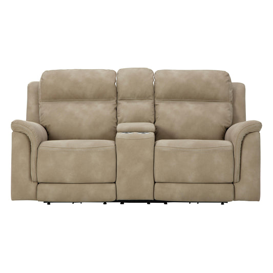 Signature Design by Ashley Next-Gen Durapella Power Reclining Fabric Loveseat 5930218