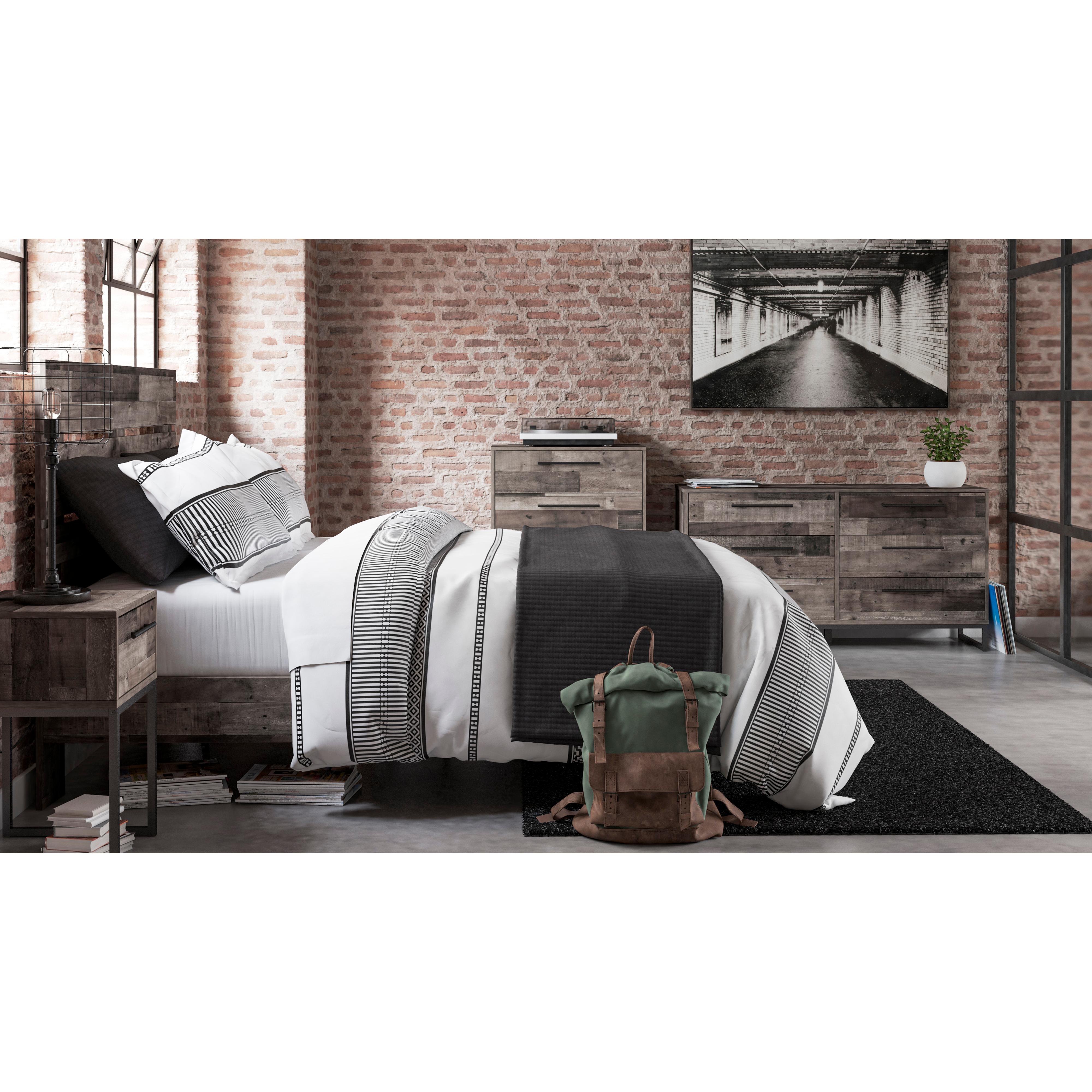 Signature Design by Ashley Neilsville Queen Platform Bed EB2120-157/EB2120-113