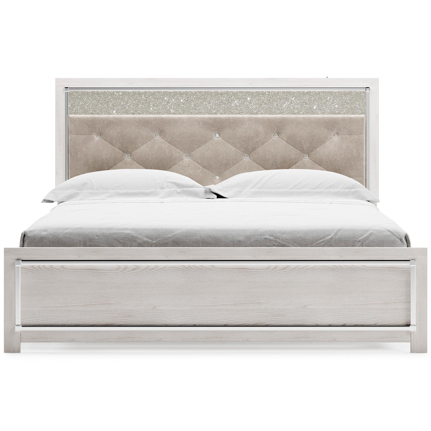 Signature Design by Ashley Altyra King Upholstered Panel Bed B2640-58/B2640-56/B2640-97