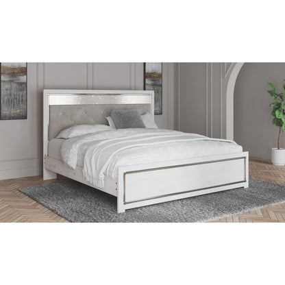 Signature Design by Ashley Altyra King Upholstered Panel Bed B2640-58/B2640-56/B2640-97