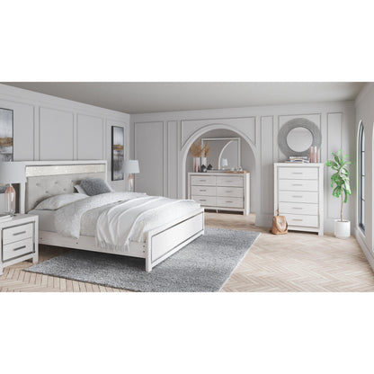 Signature Design by Ashley Altyra King Upholstered Panel Bed B2640-58/B2640-56/B2640-97