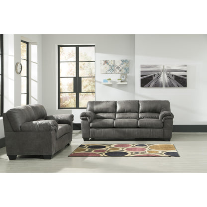 Signature Design by Ashley Bladen Stationary Leather Look Sofa 1202138