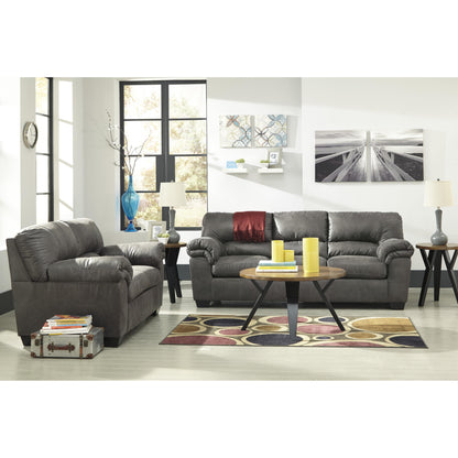 Signature Design by Ashley Bladen Stationary Leather Look Sofa 1202138