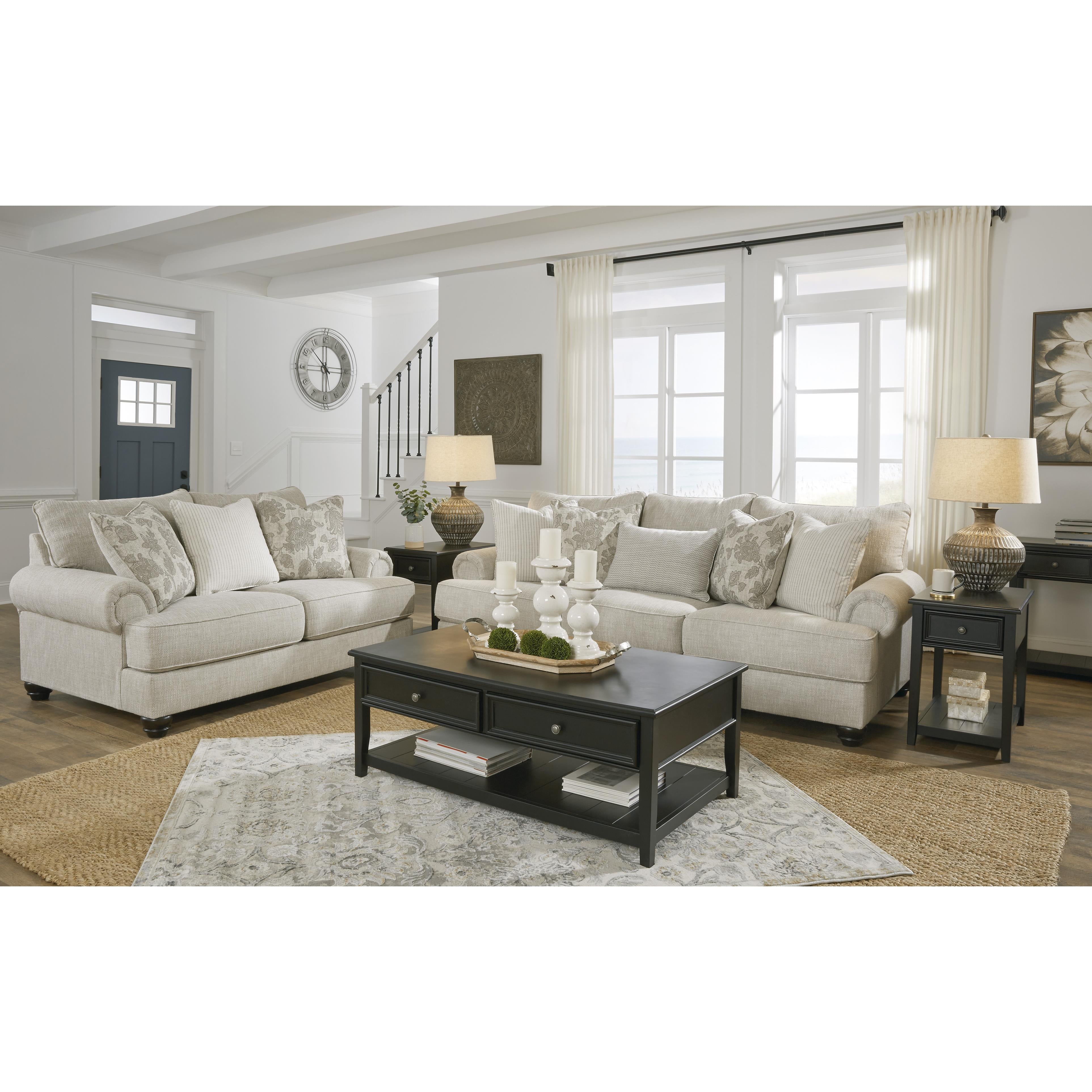 Benchcraft Asanti Stationary Fabric Loveseat 1320135