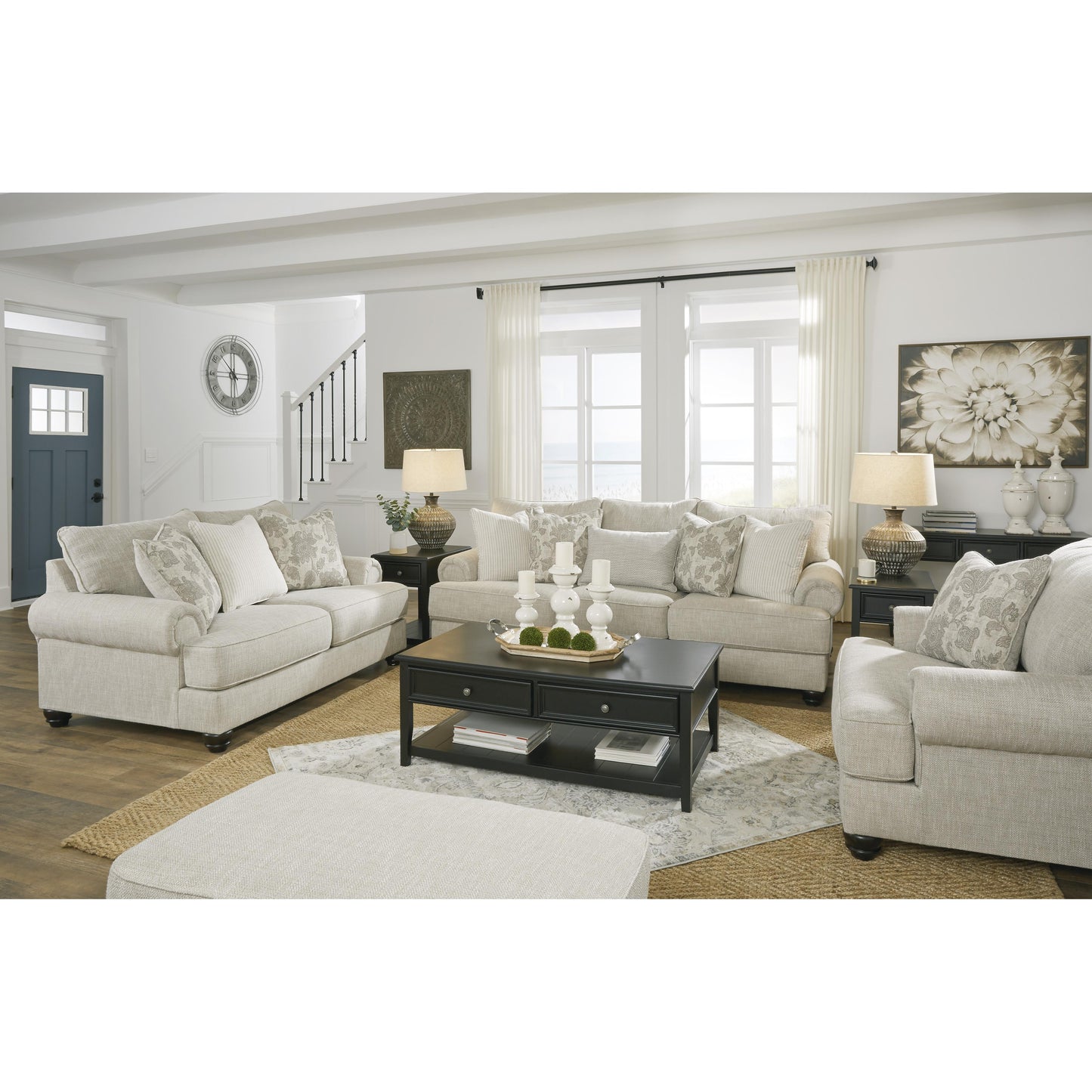 Benchcraft Asanti Stationary Fabric Loveseat 1320135