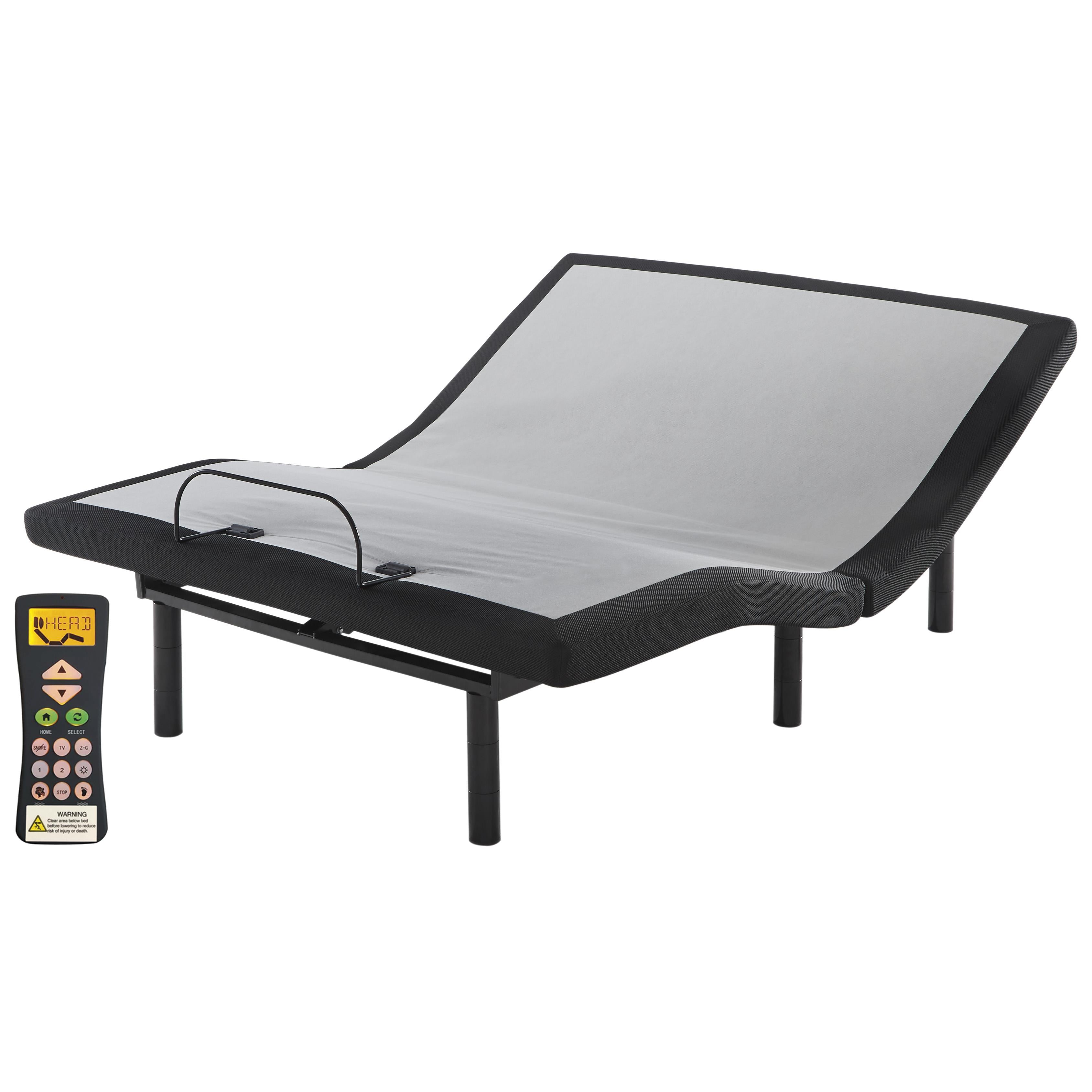 Sierra Sleep Head-Foot Model Best Split King Adjustable Base with Massage M9X972/M9X972