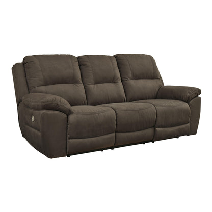 Signature Design by Ashley Next-Gen Gaucho Power Reclining Leather Look Sofa 5420487