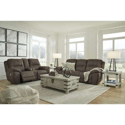 Signature Design by Ashley Next-Gen Gaucho Power Reclining Leather Look Sofa 5420487