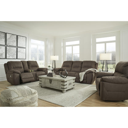 Signature Design by Ashley Next-Gen Gaucho Power Reclining Leather Look Sofa 5420487