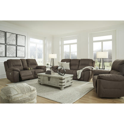 Signature Design by Ashley Next-Gen Gaucho Power Reclining Leather Look Sofa 5420487