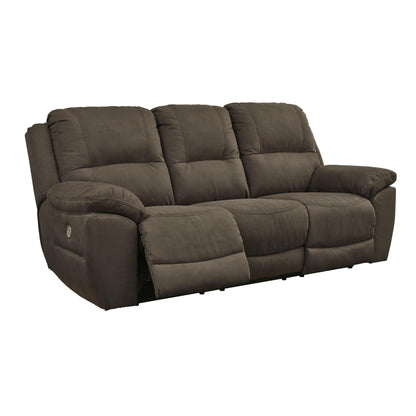 Signature Design by Ashley Next-Gen Gaucho Power Reclining Leather Look Sofa 5420487