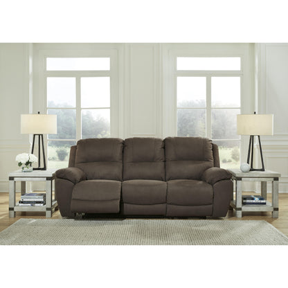 Signature Design by Ashley Next-Gen Gaucho Power Reclining Leather Look Sofa 5420487