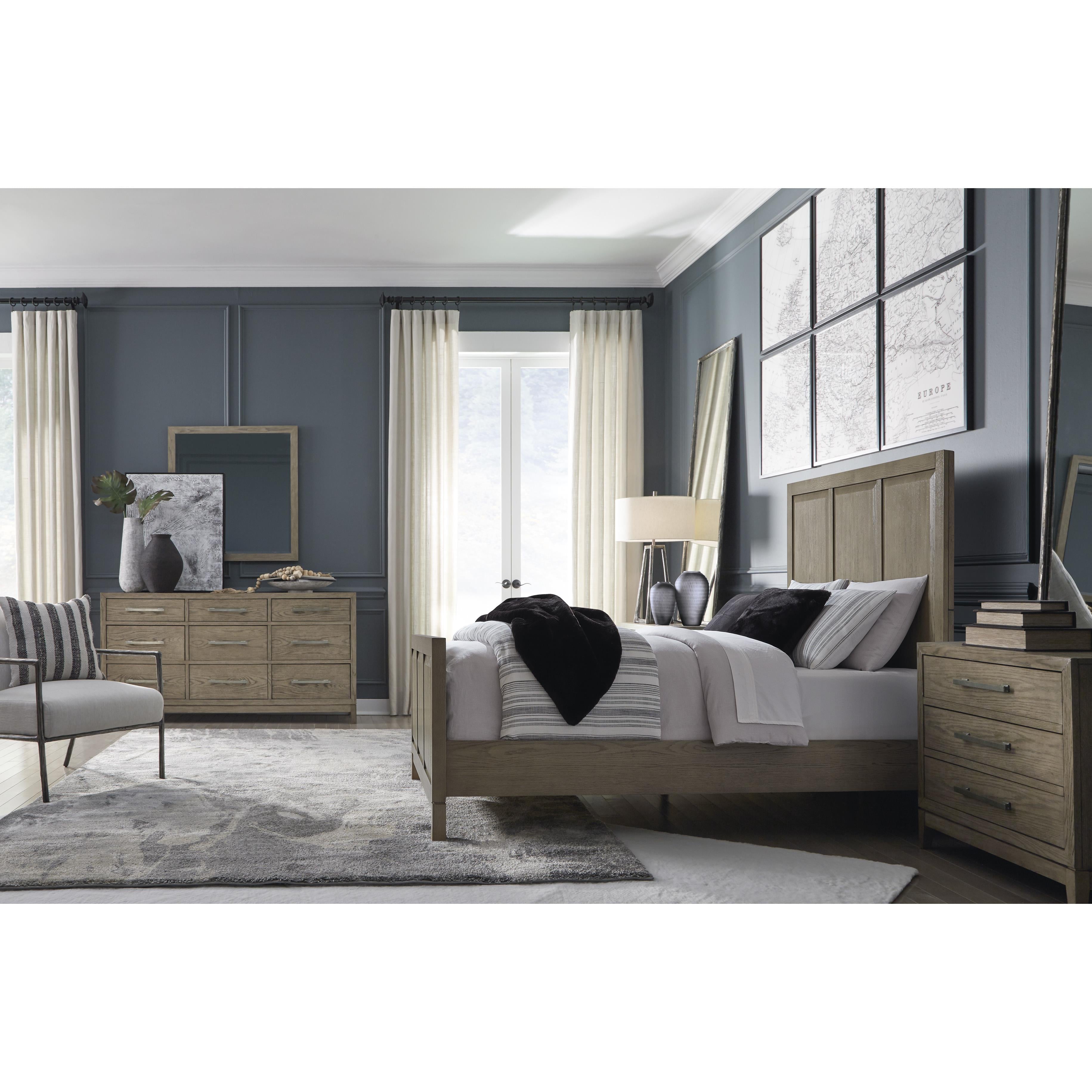 Signature Design by Ashley Chrestner Queen Panel Bed B983-77/B983-74/B983-98 IMAGE 6