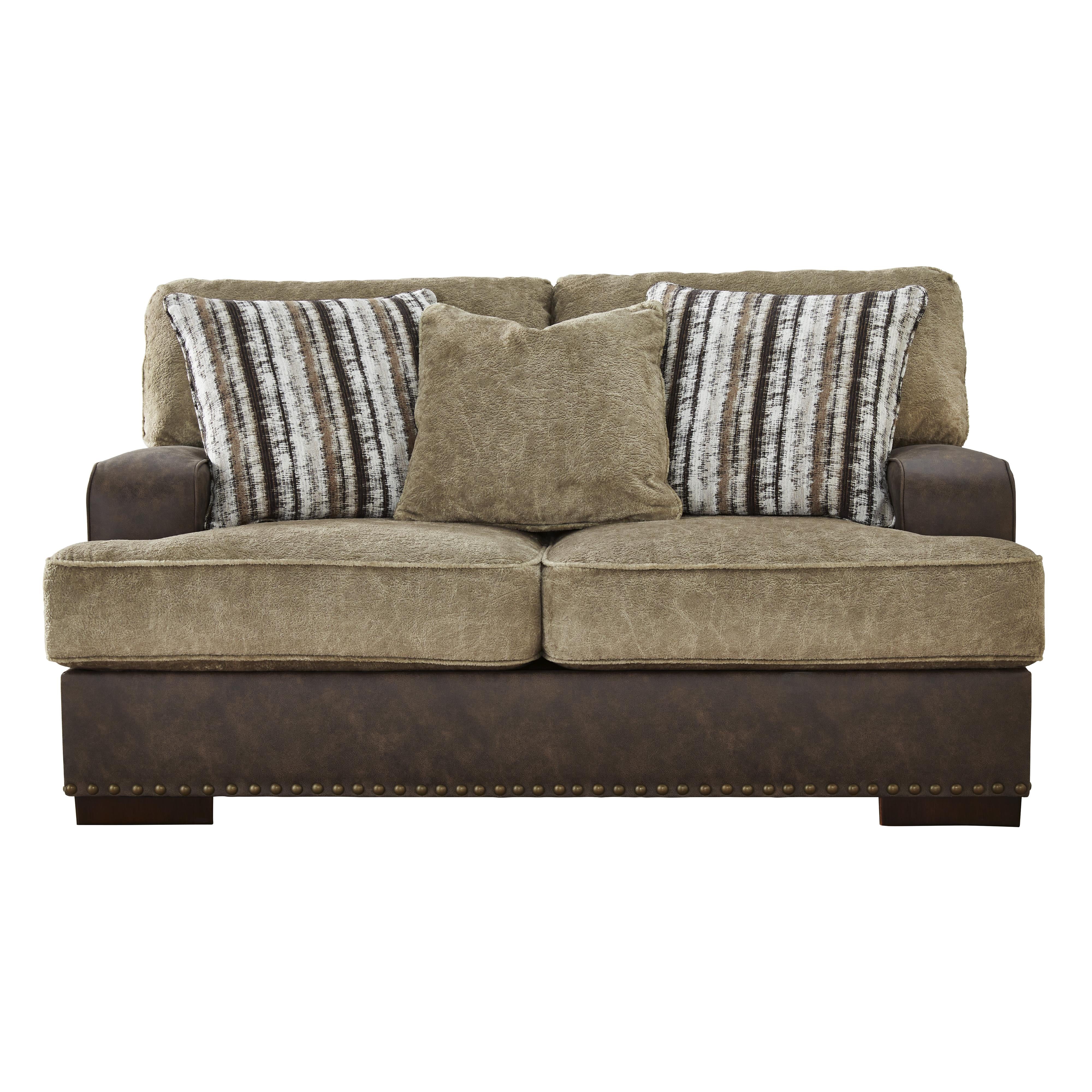 Signature Design by Ashley Alesbury Stationary Fabric Loveseat 1870435