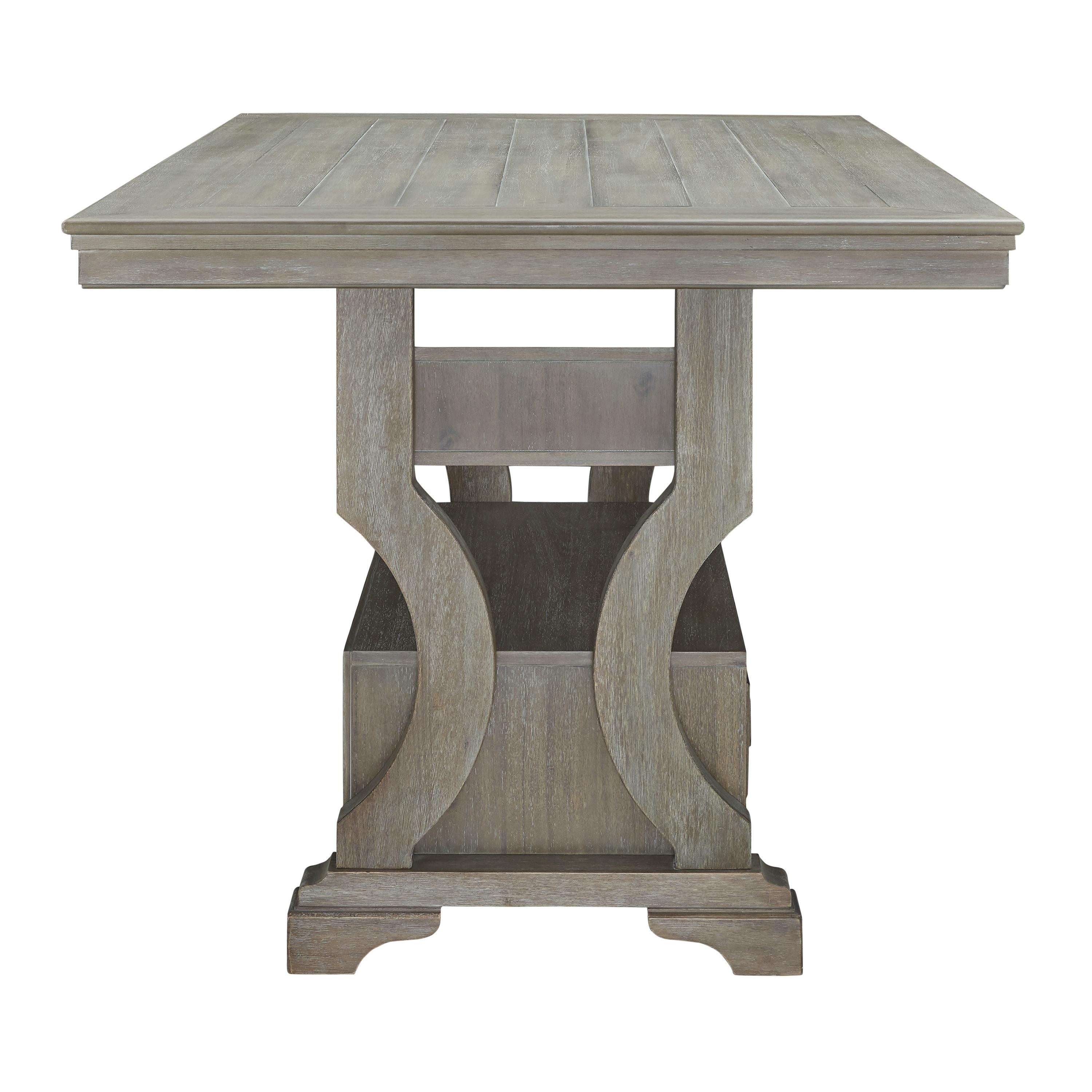 Signature Design by Ashley Moreshire Counter Height Dining Table with Pedestal Base D799-32