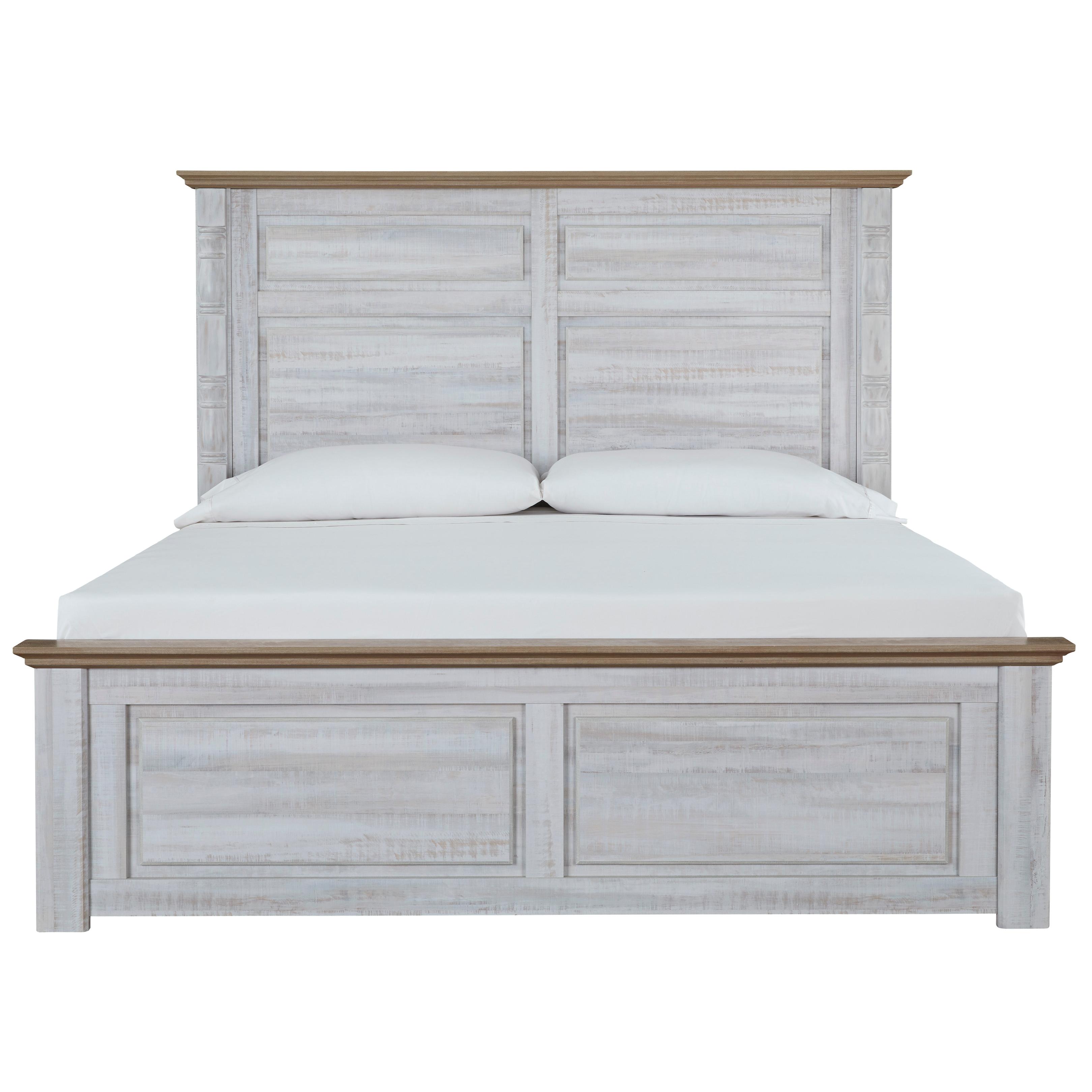 Signature Design by Ashley Haven Bay King Panel Bed B1512-58/B1512-56/B1512-99/B1512-61