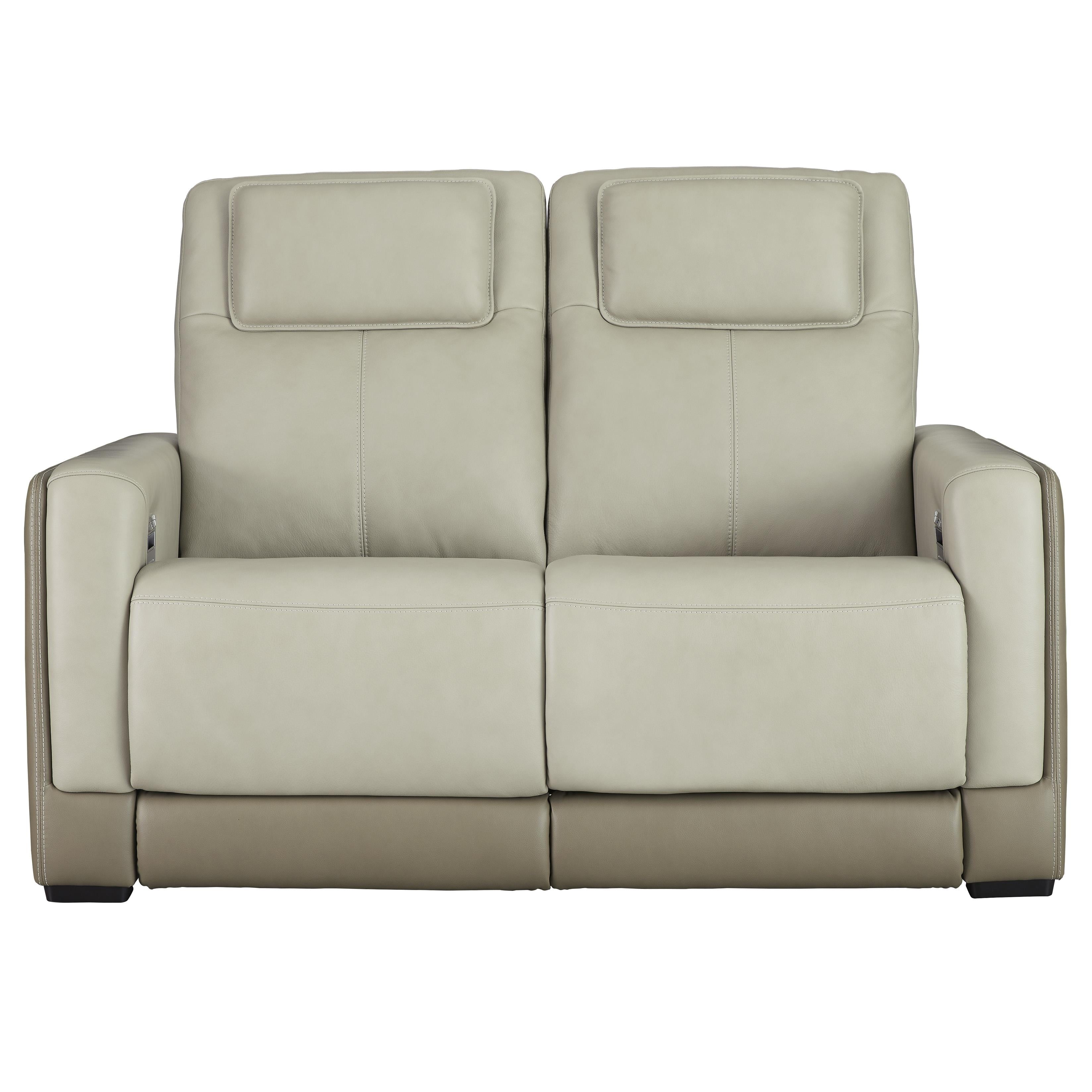 Signature Design by Ashley Battleville Power Reclining Leather Match Loveseat U3070514