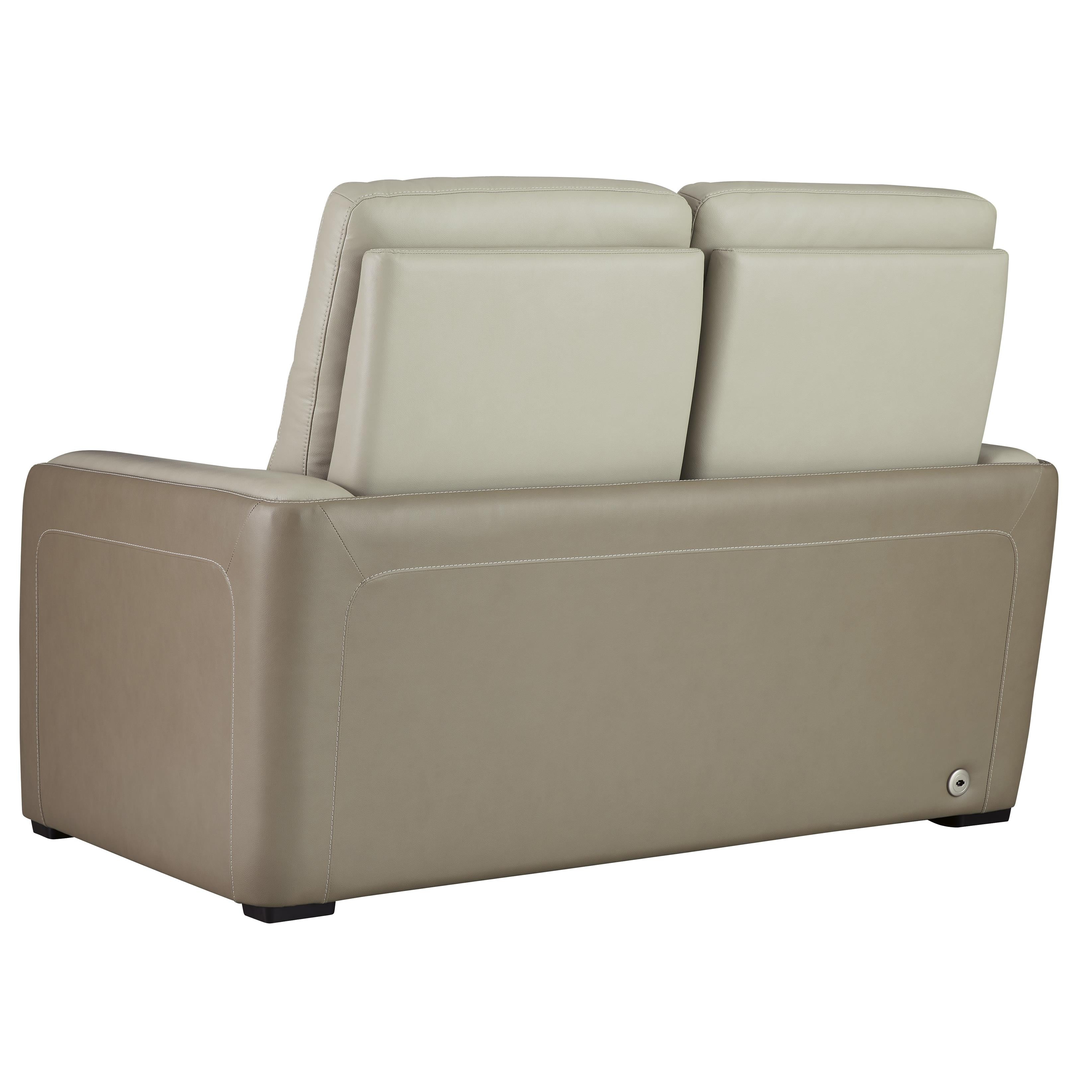 Signature Design by Ashley Battleville Power Reclining Leather Match Loveseat U3070514