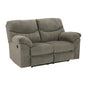 Signature Design by Ashley Alphons Reclining Fabric Loveseat 2820186