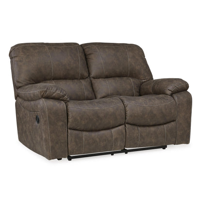 Signature Design by Ashley Kilmartin Reclining Leather Look Loveseat 4240486