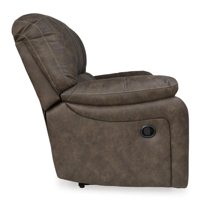 Signature Design by Ashley Kilmartin Reclining Leather Look Loveseat 4240486