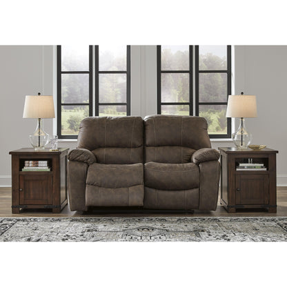 Signature Design by Ashley Kilmartin Reclining Leather Look Loveseat 4240486