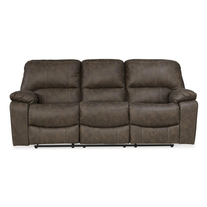 Signature Design by Ashley Kilmartin Reclining Leather Look Sofa 4240488