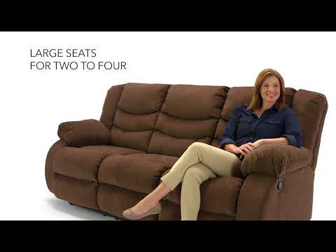 Signature Design by Ashley Tulen Reclining Fabric Sofa 9860588 EXTERNAL_VIDEO 1