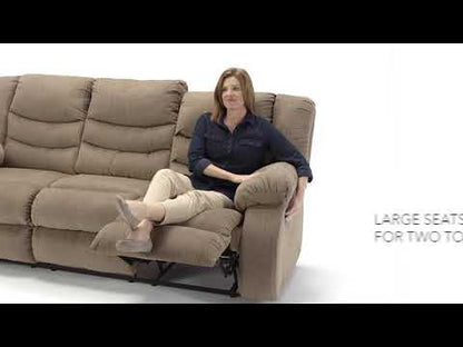 Signature Design by Ashley Tulen Reclining Fabric Sofa 9860488 EXTERNAL_VIDEO 1