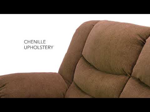 Signature Design by Ashley Tulen Reclining Fabric Loveseat 9860586 EXTERNAL_VIDEO 1